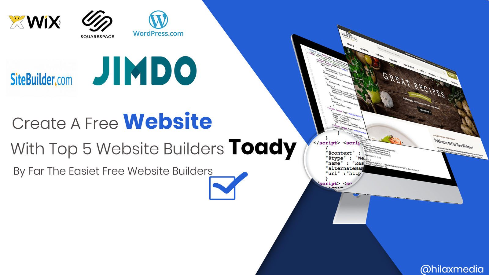 Read more about the article 5 Website Builders That Actually Works